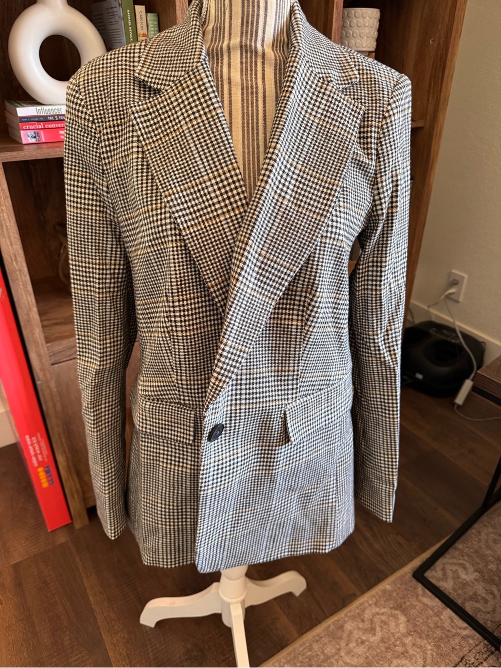 free assembly womens slim single breasted blazer